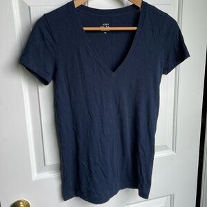 Unworn J crew vintage cotton tee navy XS
